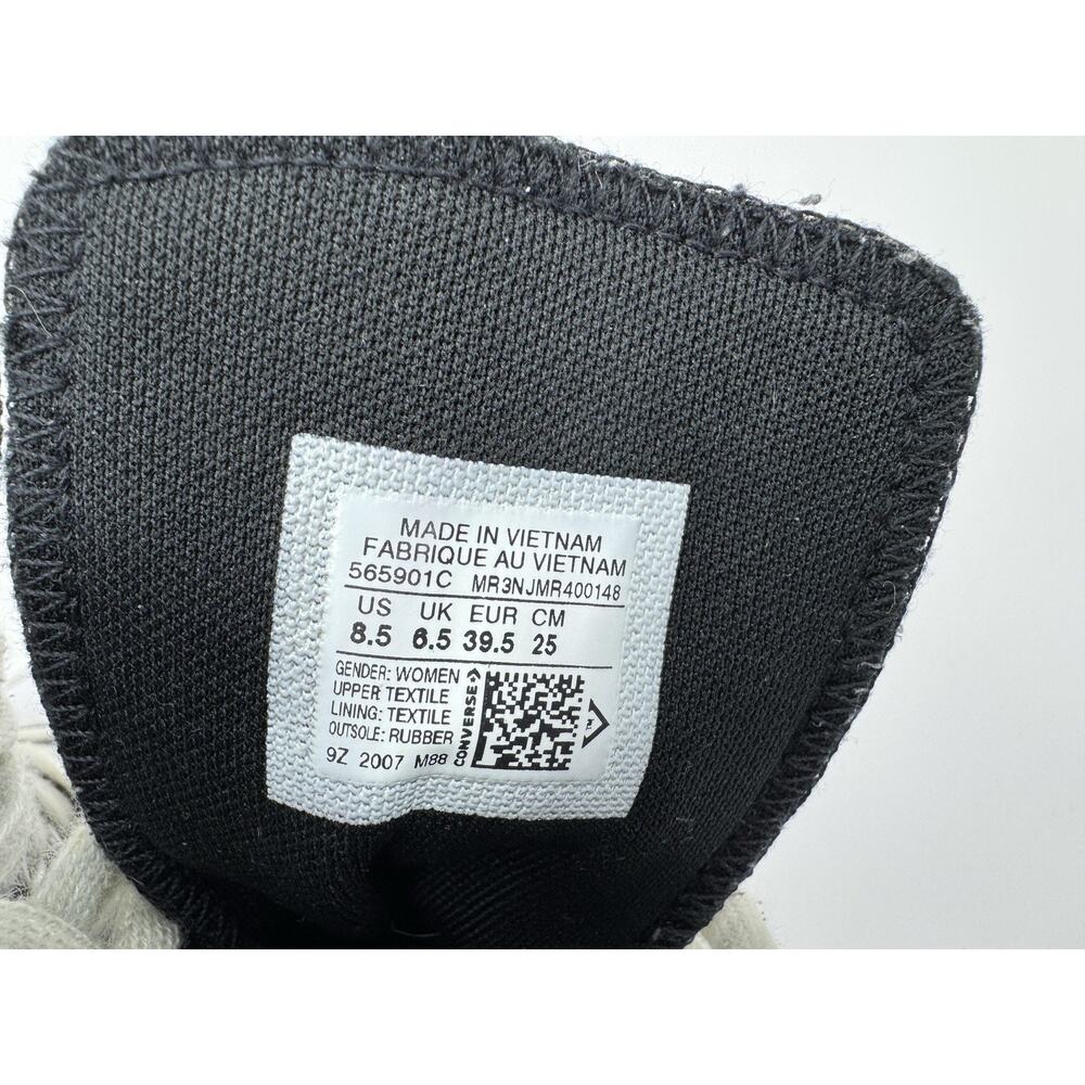 Converse Chuck Taylor All Star Lugged High Top Canvas Womens Sneakers 8.5 Black - Picture 13 of 14